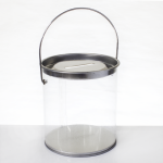 Plastikowy pojemnik z rączką , 9X10, skarbonka