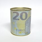 SKARBONKA METALOWA 20 EURO