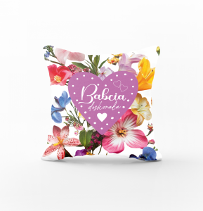 Poszewka na poduszkę Babcia Doskonała . 45x45cm