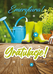 Karnet Emerytura Gratulacje