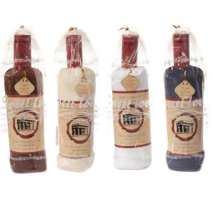 Ręcznik w kształcie butelki , 30x70 cm, 4 kolory 