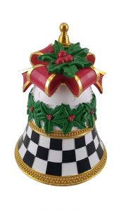 DZWONEK LED Z KOKARDĄ MAXI 28x28x37 cm