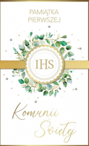 Kartka Pamiątka Pierwszej Komunii Świętej 