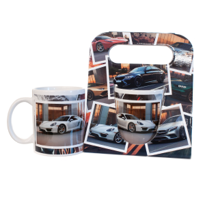 Kubek ceramiczny w ozdobnym opakowaniu PORSCHE