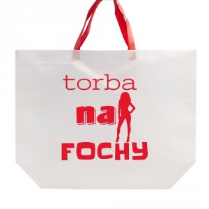 Torba z napisem Torba na fochy...  52x40 cm