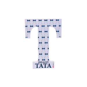 Litera 3d z napisem Idealny Tata, 15 cm