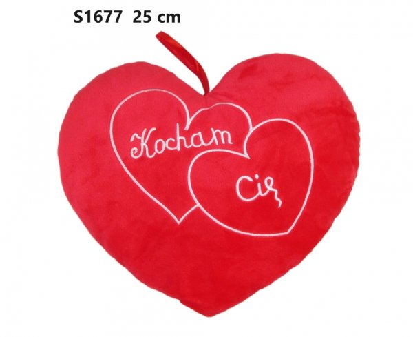 SERCE "KOCHAM CIĘ" 25 CM