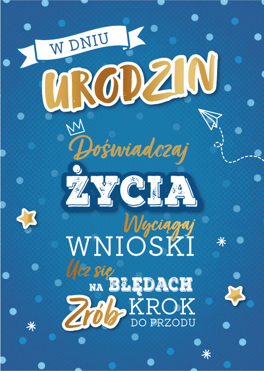 Karnet W Dniu Urodzin