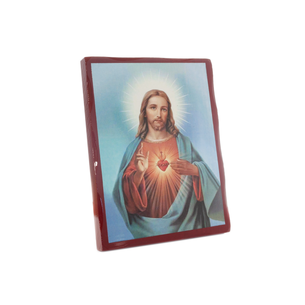 Obrazek religijny Jezus. 13x17x1.8 cm