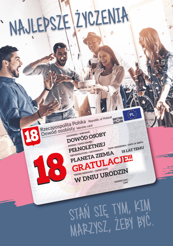 Karnet  Najlepsze Życzenia 18