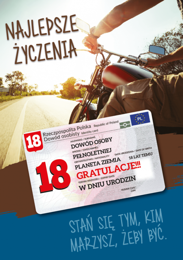 Karnet  Najlepsze Życzenia 18