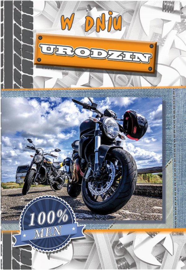 Karnet okolicznościowy z kopertką 'W Dniu Urodzin'