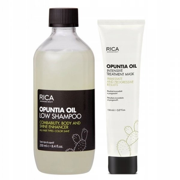 RICA Opuntia Oil Szampon Maska do włosów