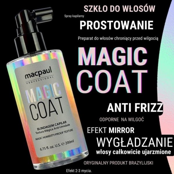 MACPAUL Magic Coat Anti Frizz Spray termoaktywny 100ml